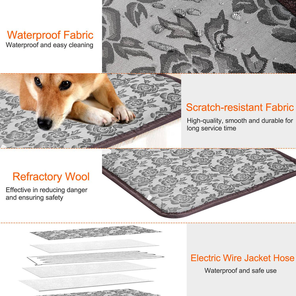 Petaluni Pet Heating Pad, 17.7 x 17.7 in