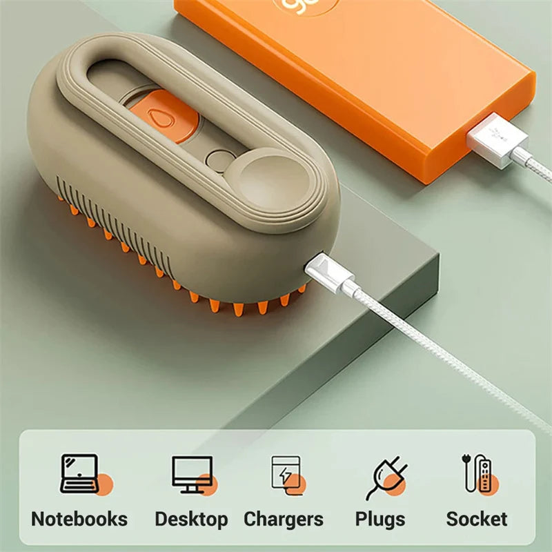 Petaluni Rechargeable Mist Grooming Brush