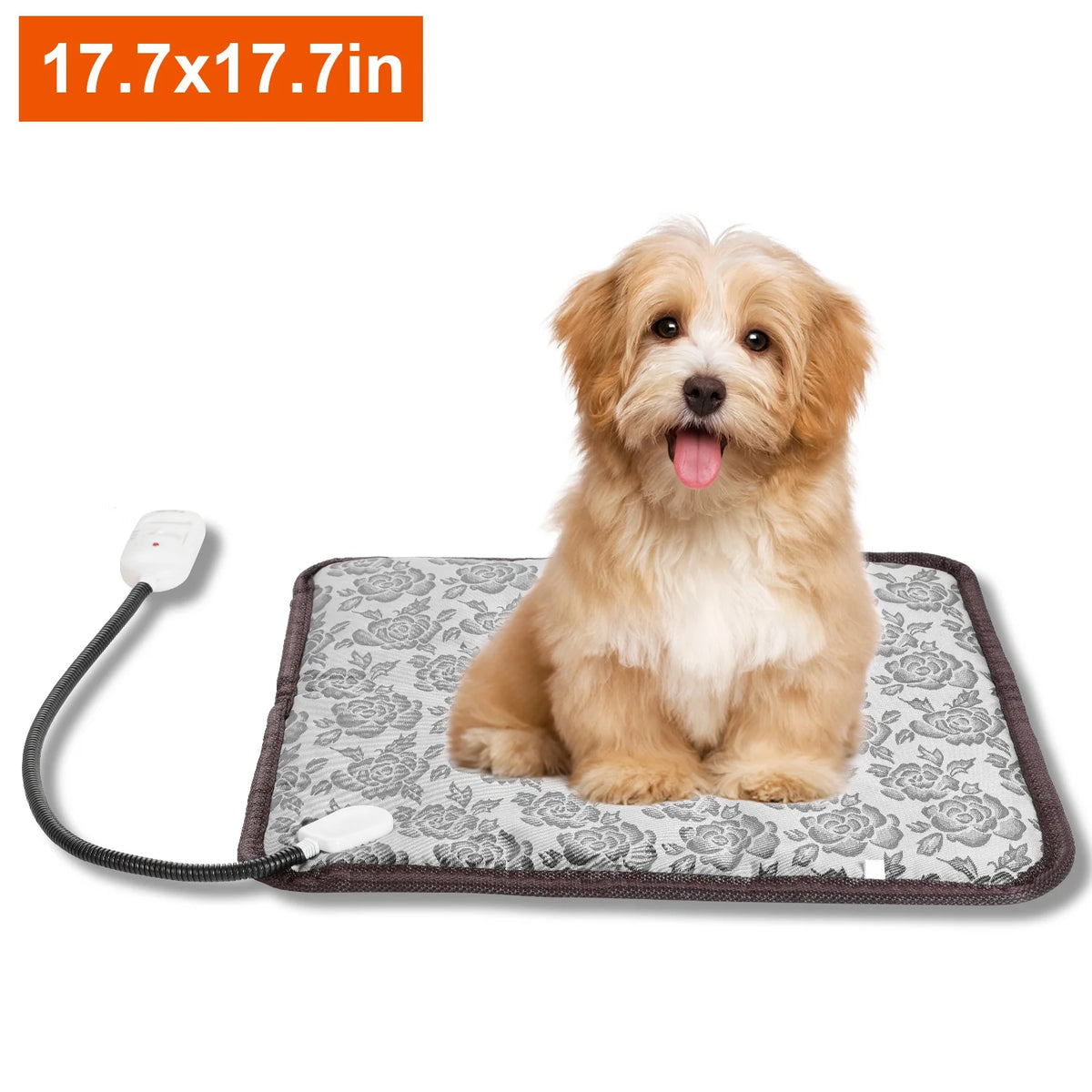 Petaluni Pet Heating Pad, 17.7 x 17.7 in