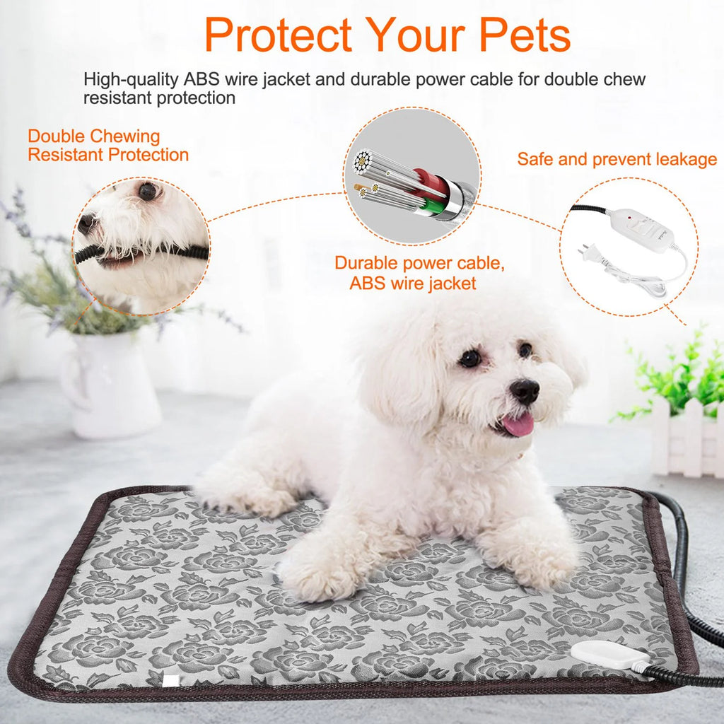 Petaluni Pet Heating Pad, 17.7 x 17.7 in